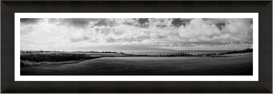 Living Moments Media Open Edition Acrylic / 12" x 48" / Luxury w/ Border Monochromatic Majesty Monochromatic Majesty: Panoramic Golf Art Inspired by Ansel Adams