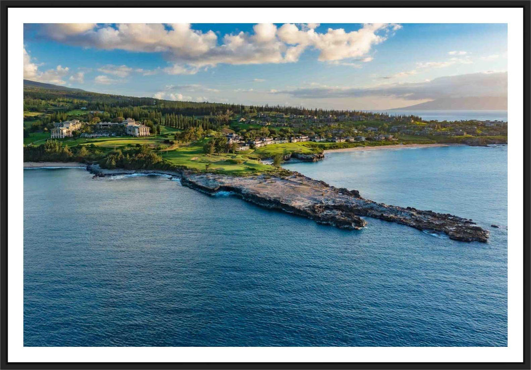 Bay of Dreams - Maui Fine Art Collective - Acrylic, aerial, Artwork, Bay Course, beach, Best Wall Artwork, black, blue, Canvas, clouds, Coast, DT Flemming Beach, Golf, Golf Course, green, Hawaii, Hole 16, Hole 17, Ironwoods Beach, Island, Jared Johnson, Kapalua, Kapalua Golf, maui, Maui Hawaii Fine Art Photography, Maui Hawaii Wall Art, Metal, ocean, open-edition, Prints, rocks, sand, size-16-x-24, size-24-x-36, size-40-x-60, Trees, Visual Artwork, Water, waves, White