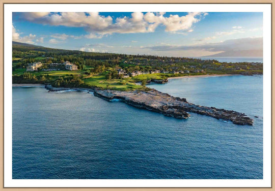 Bay of Dreams - Maui Fine Art Collective - Acrylic, aerial, Artwork, Bay Course, beach, Best Wall Artwork, black, blue, Canvas, clouds, Coast, DT Flemming Beach, Golf, Golf Course, green, Hawaii, Hole 16, Hole 17, Ironwoods Beach, Island, Jared Johnson, Kapalua, Kapalua Golf, maui, Maui Hawaii Fine Art Photography, Maui Hawaii Wall Art, Metal, ocean, open-edition, Prints, rocks, sand, size-16-x-24, size-24-x-36, size-40-x-60, Trees, Visual Artwork, Water, waves, White