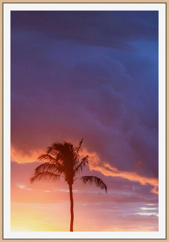 Living Moments Media Open Edition Acrylic / 40" x 60" / Natural w/ Border Ephemeral Majesty | Sunset Symphony in Paradise