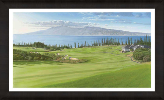 Iconic 18 | Graeme Baxter Licensed Print - Maui Fine Art Collective - 3500-5500, 800-3500, Acrylic, Artwork, Best Wall Artwork, Canvas, Golf, Golf Course, Hawaii, Hole 18, horizontal, Island, Kapalua, Kapalua Golf, Lance Ehrecke, maui, Maui Hawaii Fine Art Photography, Maui Hawaii Wall Art, Metal, open-edition, over-5500, Plantation Course, Prints, size-20-x-40, size-35-x-70, size-40-x-80, Visual Artwork