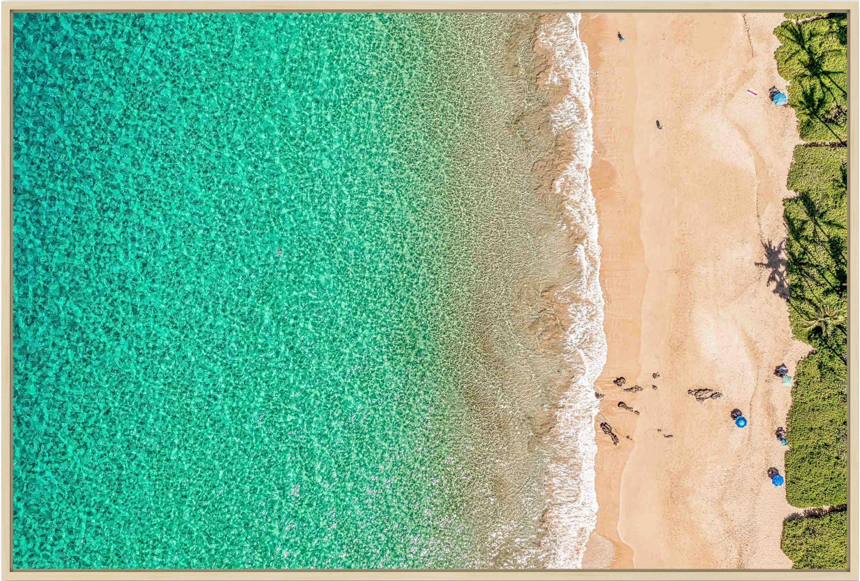 Kihei Maui White Sand Beach Luxury Fine Art Print | Life's a Beach