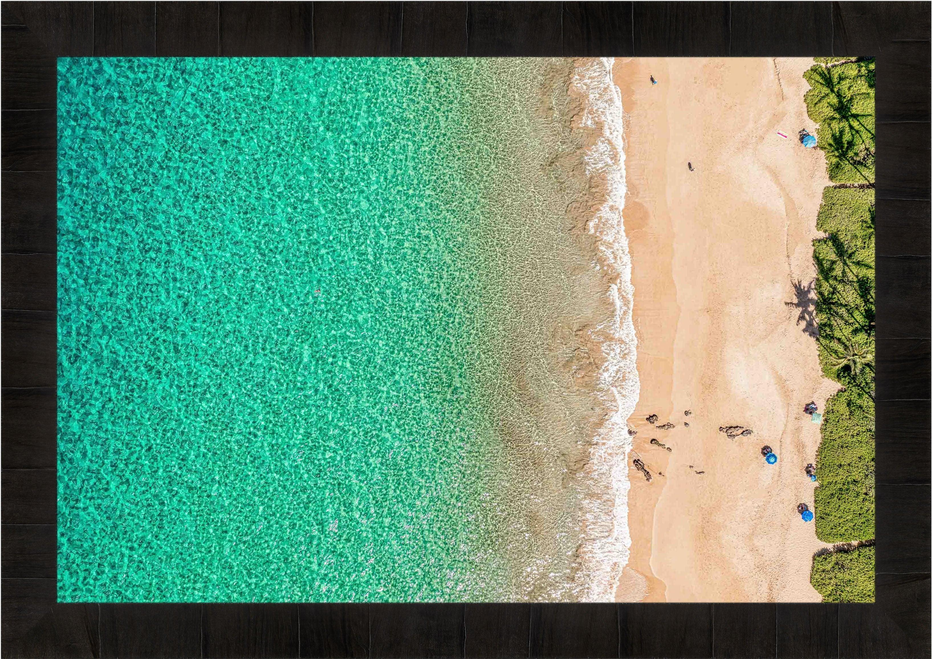 Kihei Maui White Sand Beach Luxury Fine Art Print | Life's a Beach