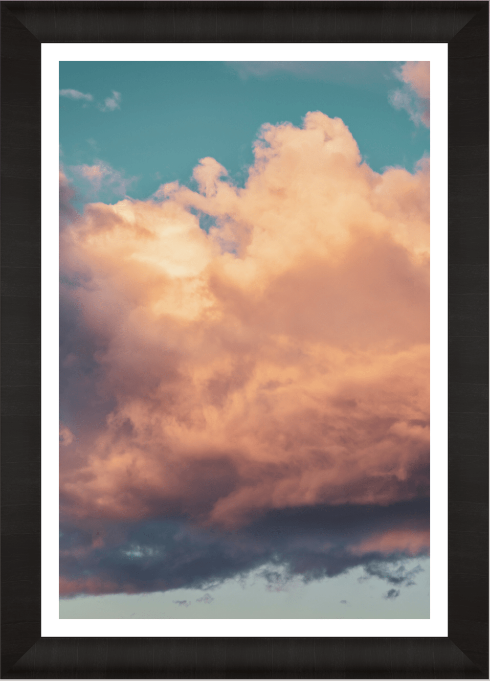 Maui Fine Art Collective Open Edition Acrylic / 40" x 60" / Luxury w/ Border Morning Radiance Morning Radiance | Majestic Cloud View Photography for Luxury Homes