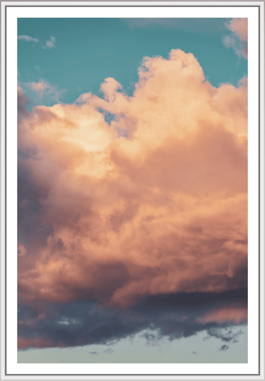 Maui Fine Art Collective Open Edition Acrylic / 40" x 60" / White w/ Border Morning Radiance Morning Radiance | Majestic Cloud View Photography for Luxury Homes