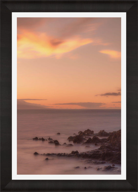 Misty Twilight | Hawaiian Tranquility - Maui Fine Art Collective - 3500-5500, 800-3500, Abstract, Acrylic, Artwork, Best Wall Artwork, black, blue, Canvas, clouds, Coast, Hawaii, Island, kihei, Lance Ehrecke, makena, maui, Maui Hawaii Fine Art Photography, Maui Hawaii Wall Art, Metal, Moody, New Moments, ocean, open-edition, orange, over-5500, pastel, Prints, Purple, rocks, size-16-x-24, size-24-x-36, size-40-x-60, Sunset, Surf, vertical, Visual Artwork, wailea, Water, waves, White, yellow