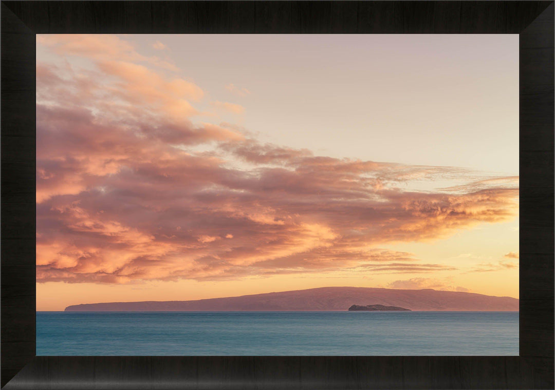 Molokini Serenade - Maui Fine Art Collective - 3500-5500, 800-3500, Acrylic, Artwork, Best Wall Artwork, blue, Canvas, clouds, Coast, Hawaii, horizontal, Island, Lance Ehrecke, maui, Maui Hawaii Fine Art Photography, Maui Hawaii Wall Art, Metal, New Moments, ocean, open-edition, orange, over-5500, pastel, Prints, size-16-x-24, size-24-x-36, size-40-x-60, Sunset, teal, Visual Artwork, wailea