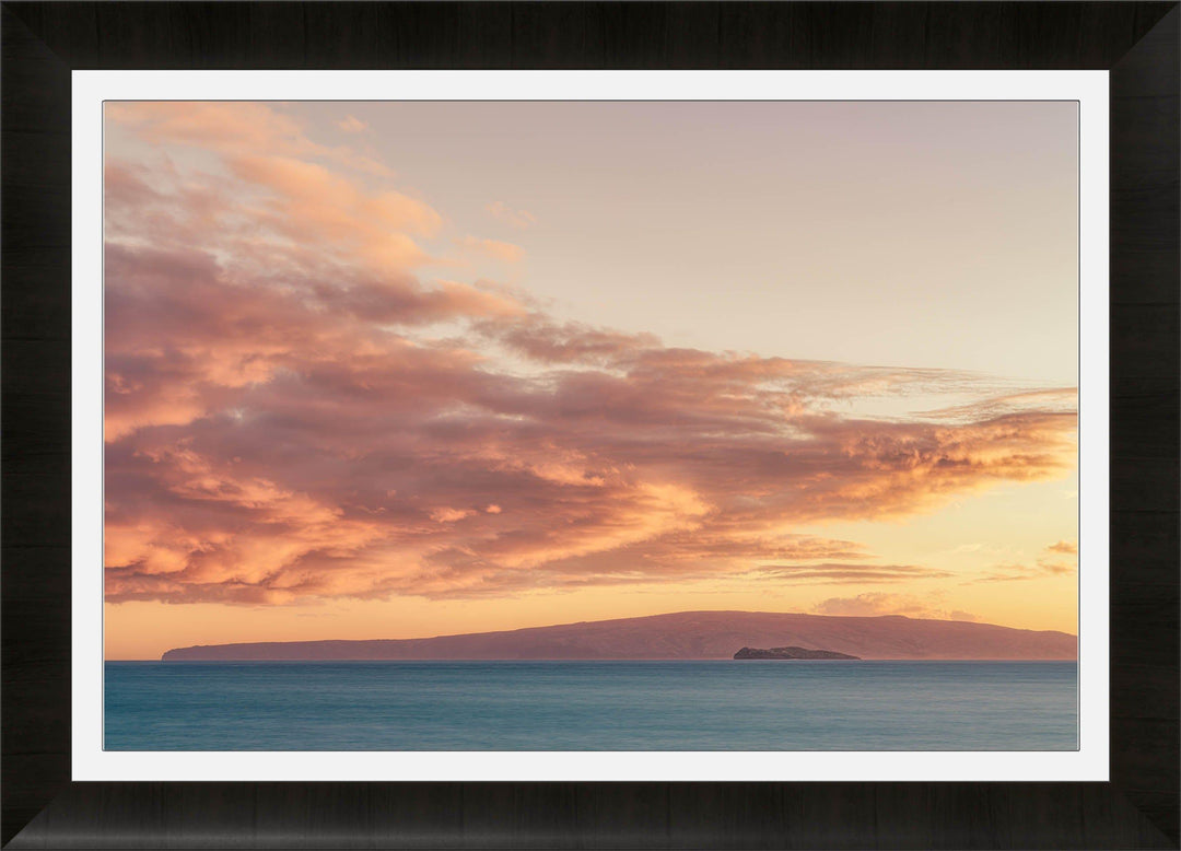 Molokini Serenade - Maui Fine Art Collective - 3500-5500, 800-3500, Acrylic, Artwork, Best Wall Artwork, blue, Canvas, clouds, Coast, Hawaii, horizontal, Island, Lance Ehrecke, maui, Maui Hawaii Fine Art Photography, Maui Hawaii Wall Art, Metal, New Moments, ocean, open-edition, orange, over-5500, pastel, Prints, size-16-x-24, size-24-x-36, size-40-x-60, Sunset, teal, Visual Artwork, wailea