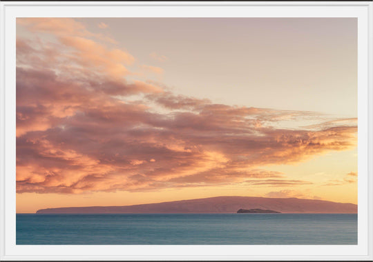 Molokini Serenade - Maui Fine Art Collective - 3500-5500, 800-3500, Acrylic, Artwork, Best Wall Artwork, blue, Canvas, clouds, Coast, Hawaii, horizontal, Island, Lance Ehrecke, maui, Maui Hawaii Fine Art Photography, Maui Hawaii Wall Art, Metal, New Moments, ocean, open-edition, orange, over-5500, pastel, Prints, size-16-x-24, size-24-x-36, size-40-x-60, Sunset, teal, Visual Artwork, wailea