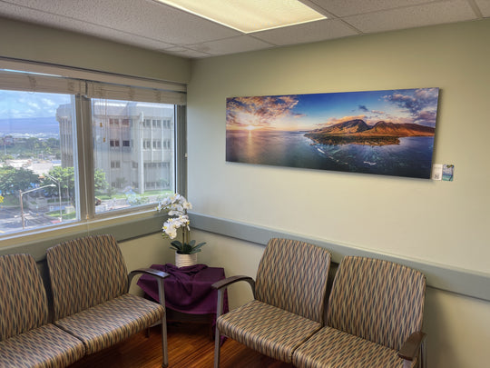 Olowalu Vibes at Maui Medical Group, surgery waiting area