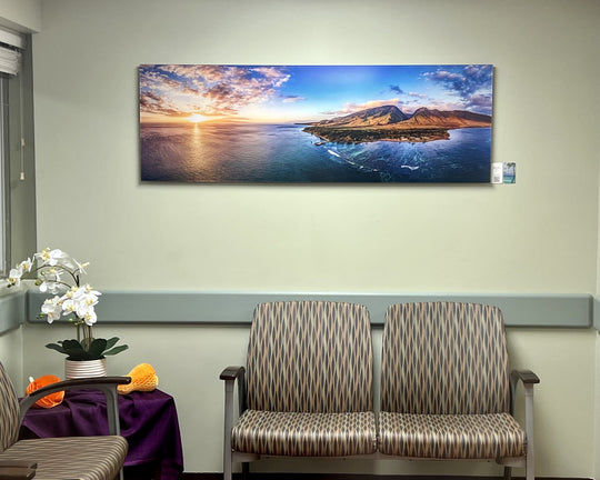 Olowalu Vibes at Maui Medical Group, surgery waiting area (alternate view)