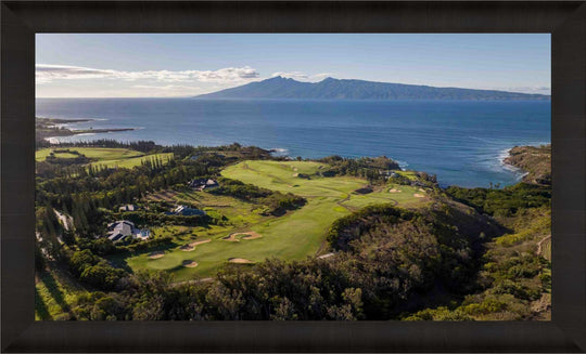 Living Moments Media Open Edition Acrylic / 20" x 35.6" / Luxury Paradise Captured Maui Fine Art Print Kapalua Golf Plantation Course | Paradise Captured