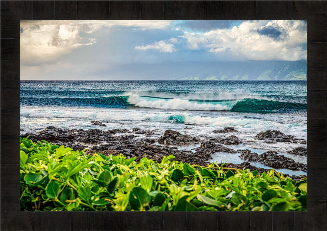 Ripcurl - Maui Fine Art Collective - 3500-5500, 800-3500, Best Moments, Best Sellers, Best Wall Artwork, black, blue, clouds, green, Hawaii, horizontal, Island, Kahana, lahaina, Lance Ehrecke, maui, Maui Hawaii Fine Art Photography, Maui Hawaii Wall Art, ocean, open-edition, over-5500, Reef, rocks, size-16x-24, size-24-x-36, size-40-x-60, Surf, Water, waves