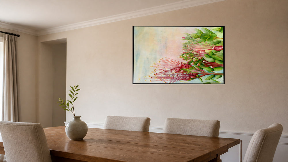 Erin Sabado, Ohia Family, in a dining room