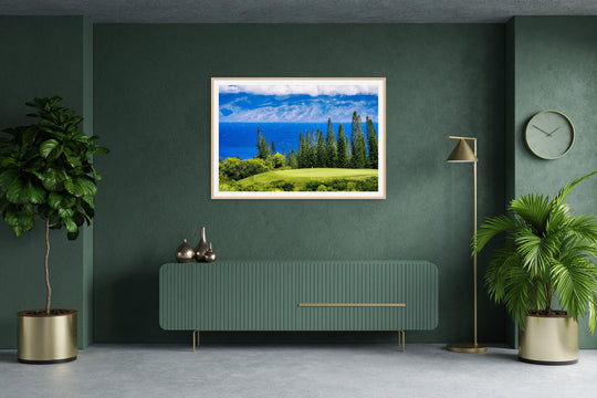 Serenade in the Sun - Maui Fine Art Collective - 3500-5500, 800-3500, Acrylic, Artwork, Best Wall Artwork, Canvas, Golf, Golf Course, Hawaii, Hole 12, horizontal, Island, Kapalua, Kapalua Golf, Lance Ehrecke, maui, Maui Hawaii Fine Art Photography, Maui Hawaii Wall Art, Metal, open-edition, over-5500, Plantation Course, Prints, size-16-x-24, size-24-x-36, size-40-x-60, Visual Artwork