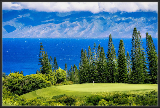 Serenade in the Sun - Maui Fine Art Collective - 3500-5500, 800-3500, Acrylic, Artwork, Best Wall Artwork, Canvas, Golf, Golf Course, Hawaii, Hole 12, horizontal, Island, Kapalua, Kapalua Golf, Lance Ehrecke, maui, Maui Hawaii Fine Art Photography, Maui Hawaii Wall Art, Metal, open-edition, over-5500, Plantation Course, Prints, size-16-x-24, size-24-x-36, size-40-x-60, Visual Artwork