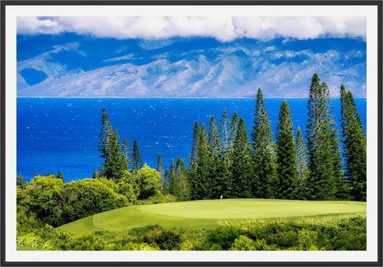 Serenade in the Sun - Maui Fine Art Collective - 3500-5500, 800-3500, Acrylic, Artwork, Best Wall Artwork, Canvas, Golf, Golf Course, Hawaii, Hole 12, horizontal, Island, Kapalua, Kapalua Golf, Lance Ehrecke, maui, Maui Hawaii Fine Art Photography, Maui Hawaii Wall Art, Metal, open-edition, over-5500, Plantation Course, Prints, size-16-x-24, size-24-x-36, size-40-x-60, Visual Artwork