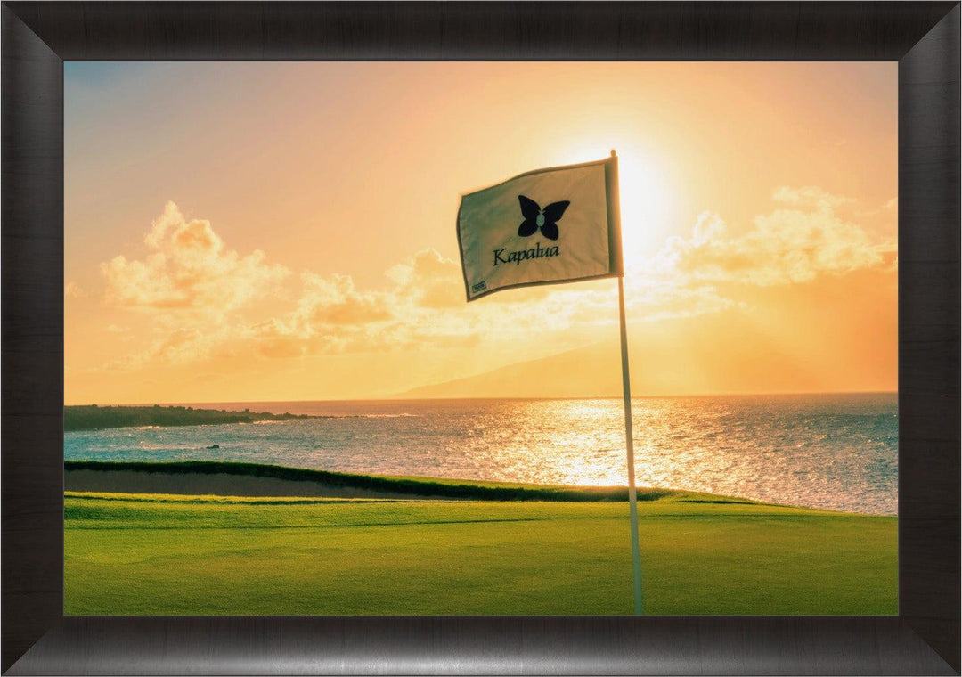 Sunset Reverie - Maui Fine Art Collective - 3500-5500, 800-3500, Acrylic, Artwork, Bay Course, Best Wall Artwork, Canvas, Golf, Golf Course, Hawaii, Hole 17, horizontal, Island, Kapalua, Kapalua Golf, Lance Ehrecke, maui, Maui Hawaii Fine Art Photography, Maui Hawaii Wall Art, Metal, open-edition, over-5500, Prints, size-16-x-24, size-24-x-36, size-40-x-60, Visual Artwork