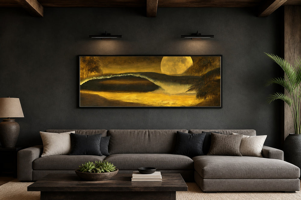 TEMPEST Art-in-Place — living room hang
