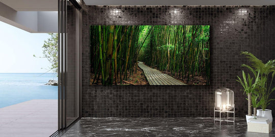 Timeless Journey - Maui Fine Art Collective - 3500-5500, 800-3500, bamboo, Best Moments, Best Sellers, Best Wall Artwork, black, forest, green, hana, Hawaii, horizontal, Island, Jungle, Lance Ehrecke, maui, Maui Hawaii Fine Art Photography, Maui Hawaii Wall Art, new arrivals, New Moments, open-edition, over-5500, panoramic, pathway, size-20-x-40, size-40-x-80, trail