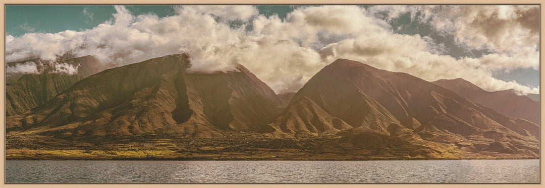 West Maui Mountain Majesty - Maui Fine Art Collective - 3500-5500, 800-3500, Acrylic, Artwork, Best Wall Artwork, Boat, Canvas, clouds, Coast, green, Hawaii, Island, lahaina, Lance Ehrecke, maui, Maui Hawaii Fine Art Photography, Maui Hawaii Wall Art, Metal, Moody, Mountains, New Moments, ocean, open-edition, over-5500, panoramic, Prints, size-20-x-60, size-30-x-90, Sunrise, Visual Artwork, Water, waves, White, yellow