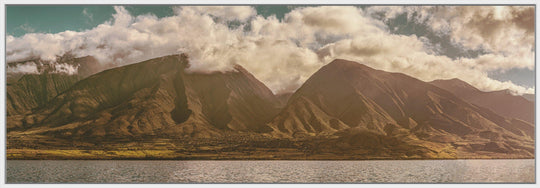 West Maui Mountain Majesty - Maui Fine Art Collective - 3500-5500, 800-3500, Acrylic, Artwork, Best Wall Artwork, Boat, Canvas, clouds, Coast, green, Hawaii, Island, lahaina, Lance Ehrecke, maui, Maui Hawaii Fine Art Photography, Maui Hawaii Wall Art, Metal, Moody, Mountains, New Moments, ocean, open-edition, over-5500, panoramic, Prints, size-20-x-60, size-30-x-90, Sunrise, Visual Artwork, Water, waves, White, yellow